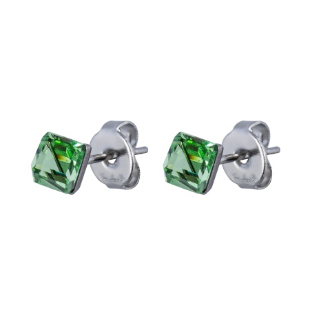 Пусеты Fiore Luna,  Peridot, SWE2127/1 PE S